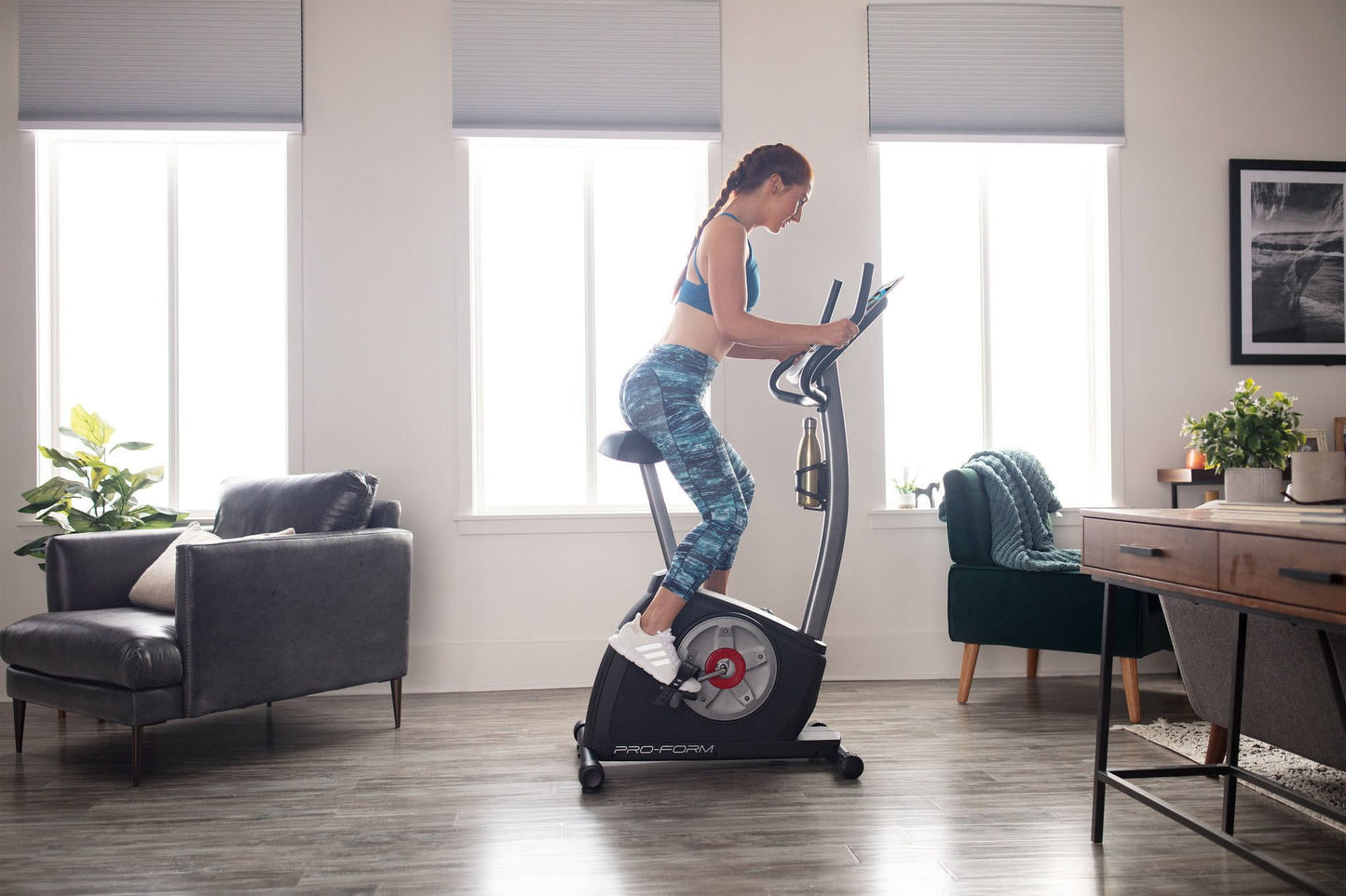 Cycle Trainer 300 Ci Upright Stationary Exercise Bike, Compatible with Ifit Personal Training