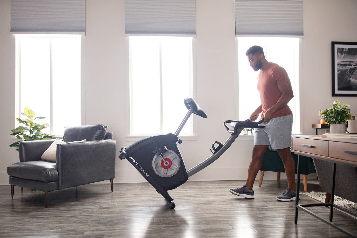 Cycle Trainer 300 Ci Upright Stationary Exercise Bike, Compatible with Ifit Personal Training