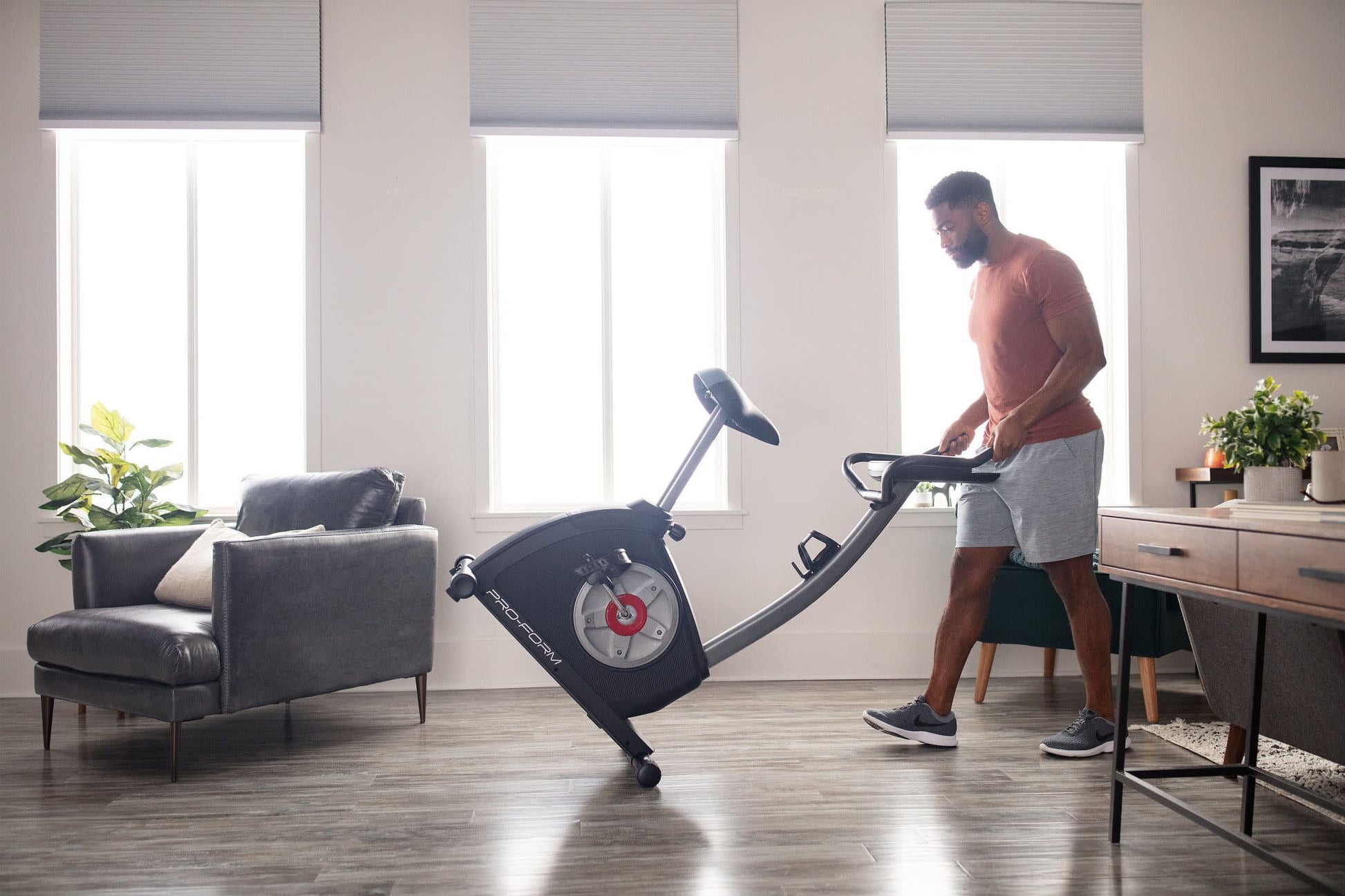 Cycle Trainer 300 Ci Upright Stationary Exercise Bike, Compatible with Ifit Personal Training