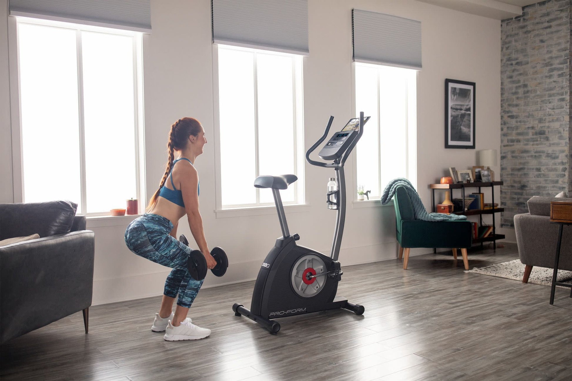 Cycle Trainer 300 Ci Upright Stationary Exercise Bike, Compatible with Ifit Personal Training