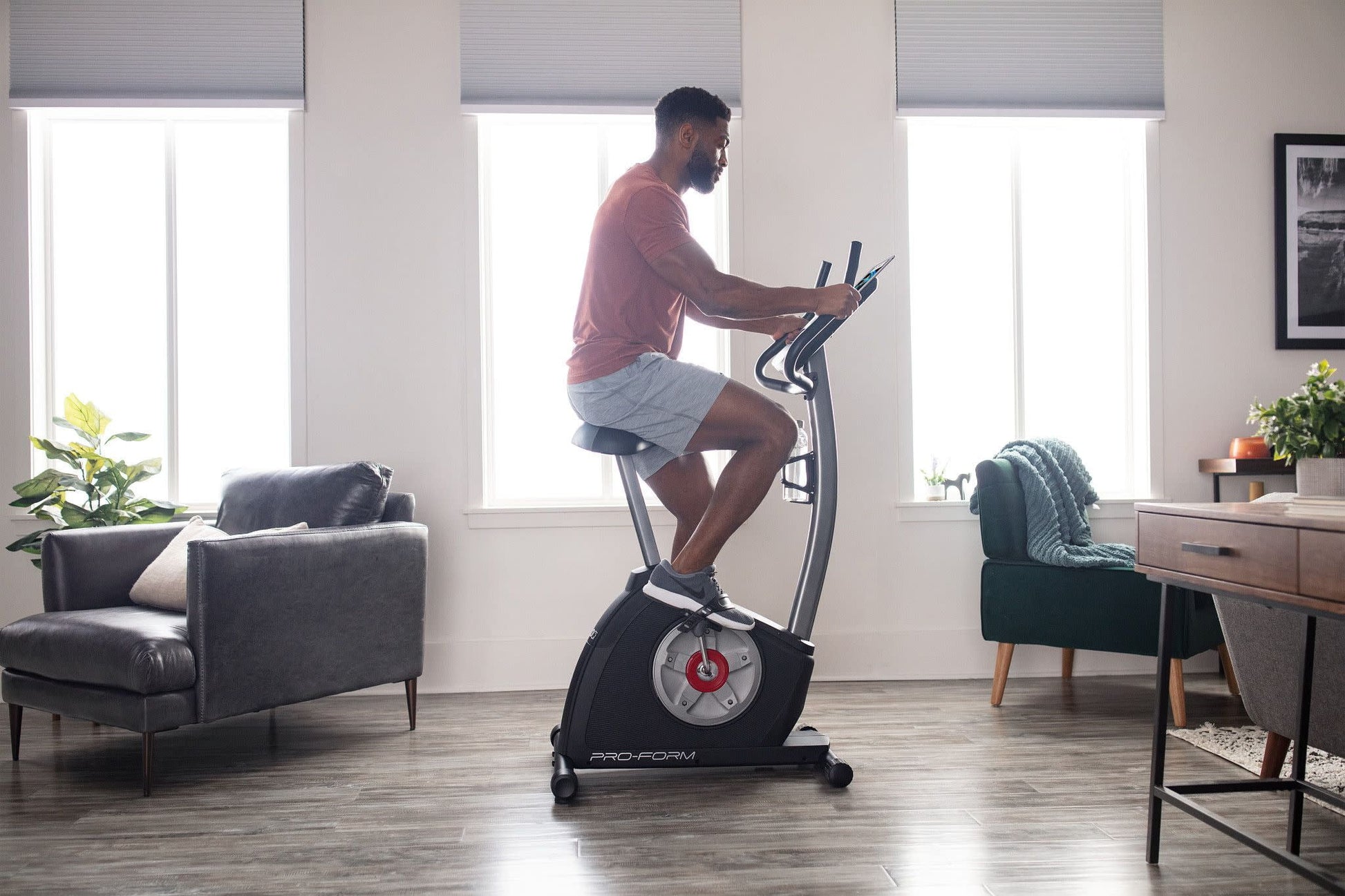 Cycle Trainer 300 Ci Upright Stationary Exercise Bike, Compatible with Ifit Personal Training