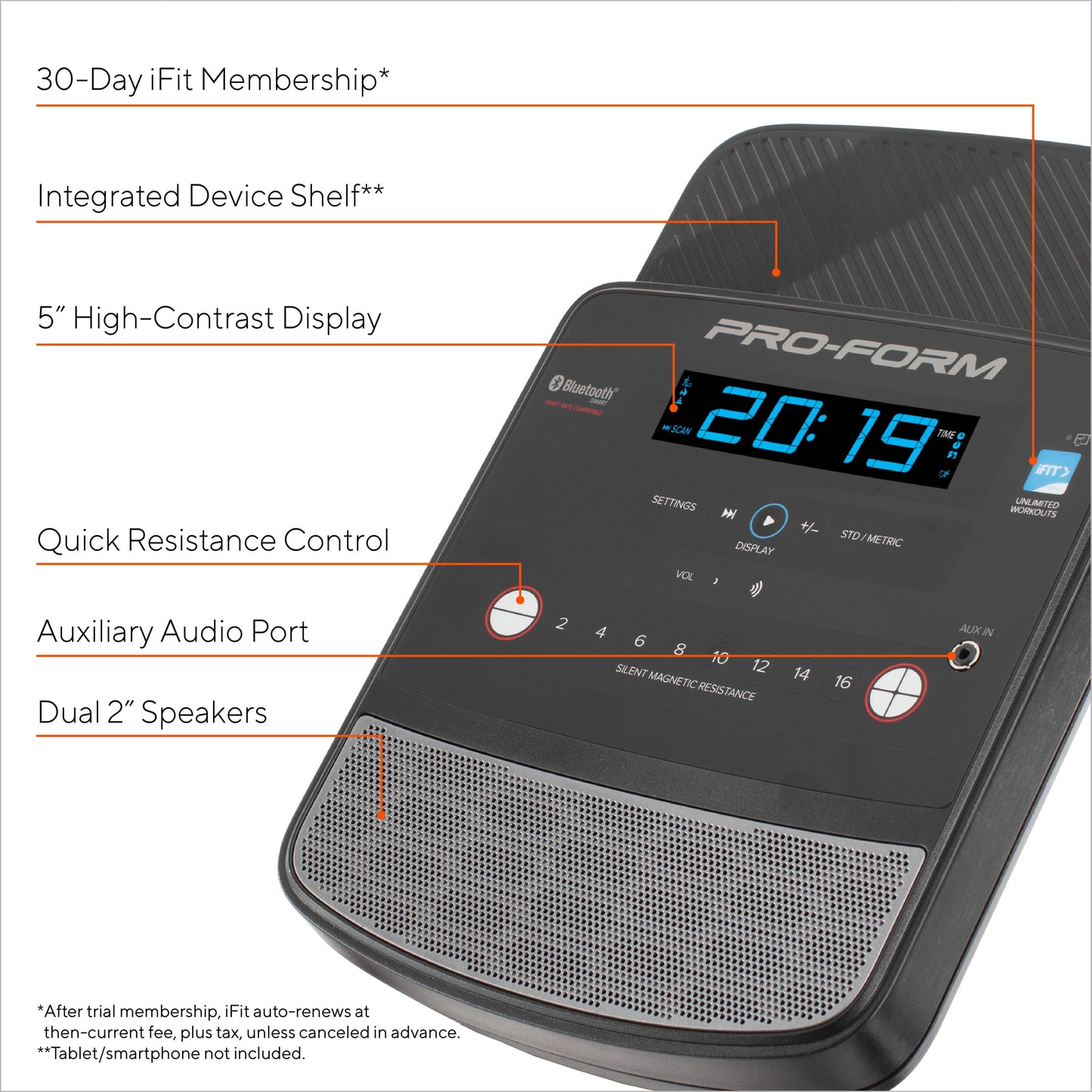 Cycle Trainer 300 Ci Upright Stationary Exercise Bike, Compatible with Ifit Personal Training