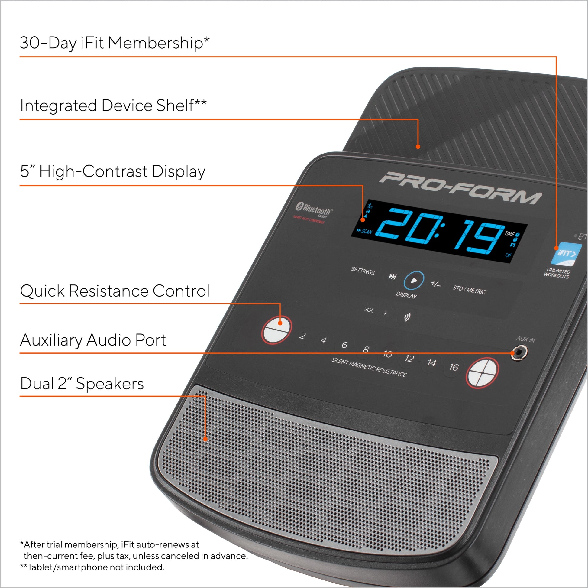 Cycle Trainer 300 Ci Upright Stationary Exercise Bike, Compatible with Ifit Personal Training