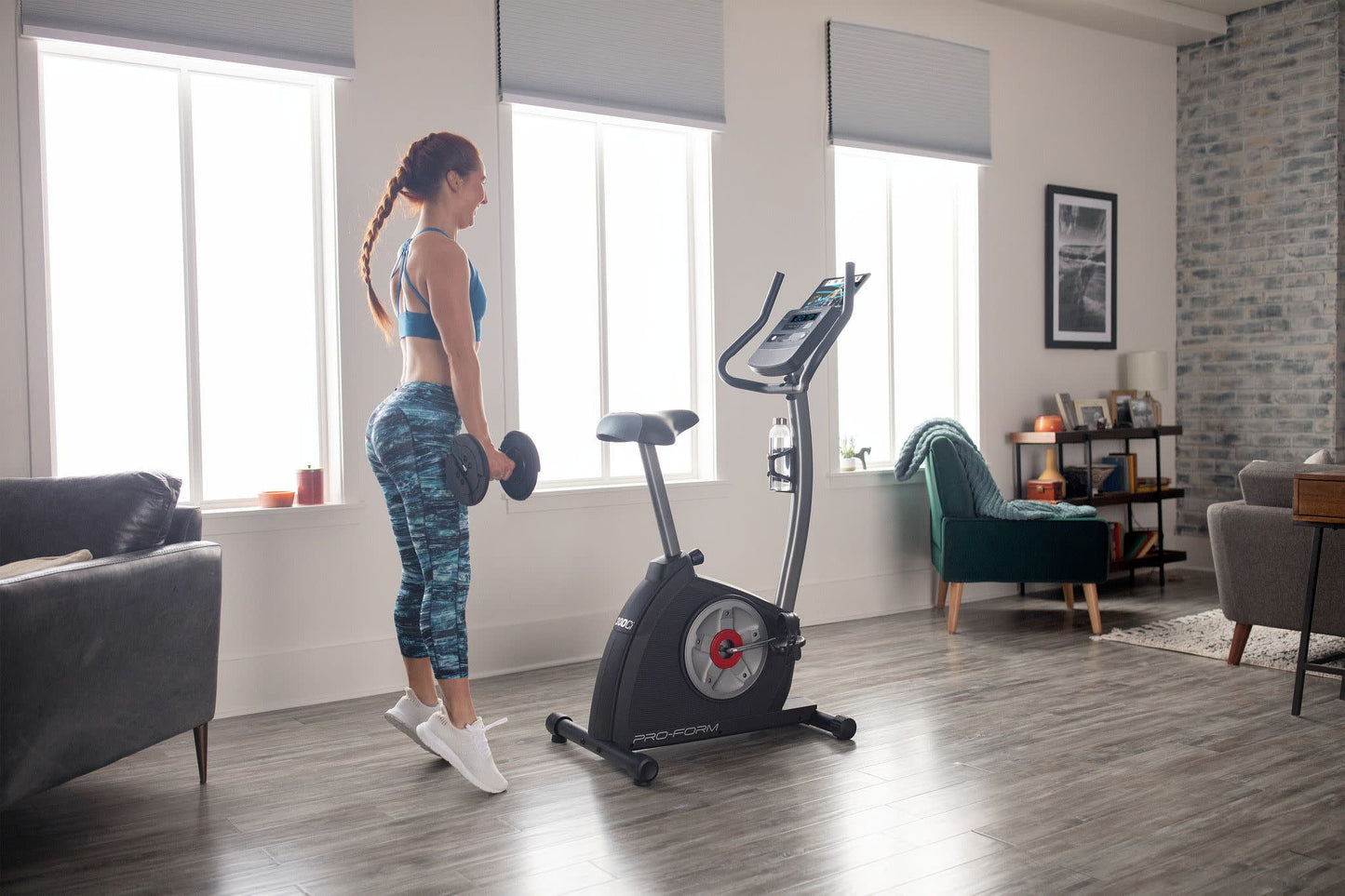 Cycle Trainer 300 Ci Upright Stationary Exercise Bike, Compatible with Ifit Personal Training