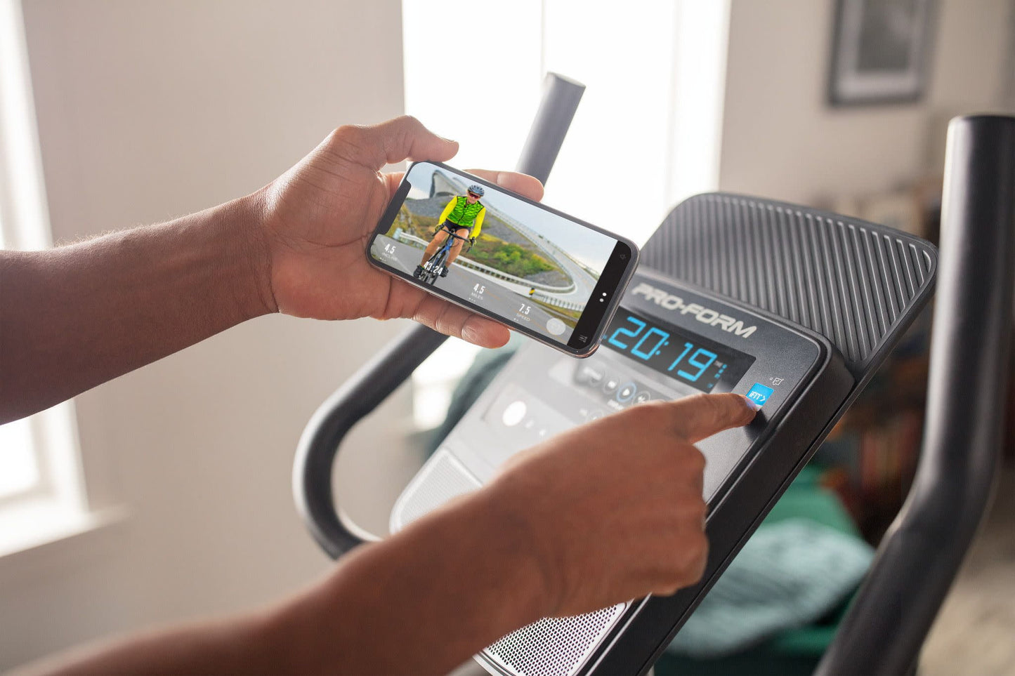 Cycle Trainer 300 Ci Upright Stationary Exercise Bike, Compatible with Ifit Personal Training