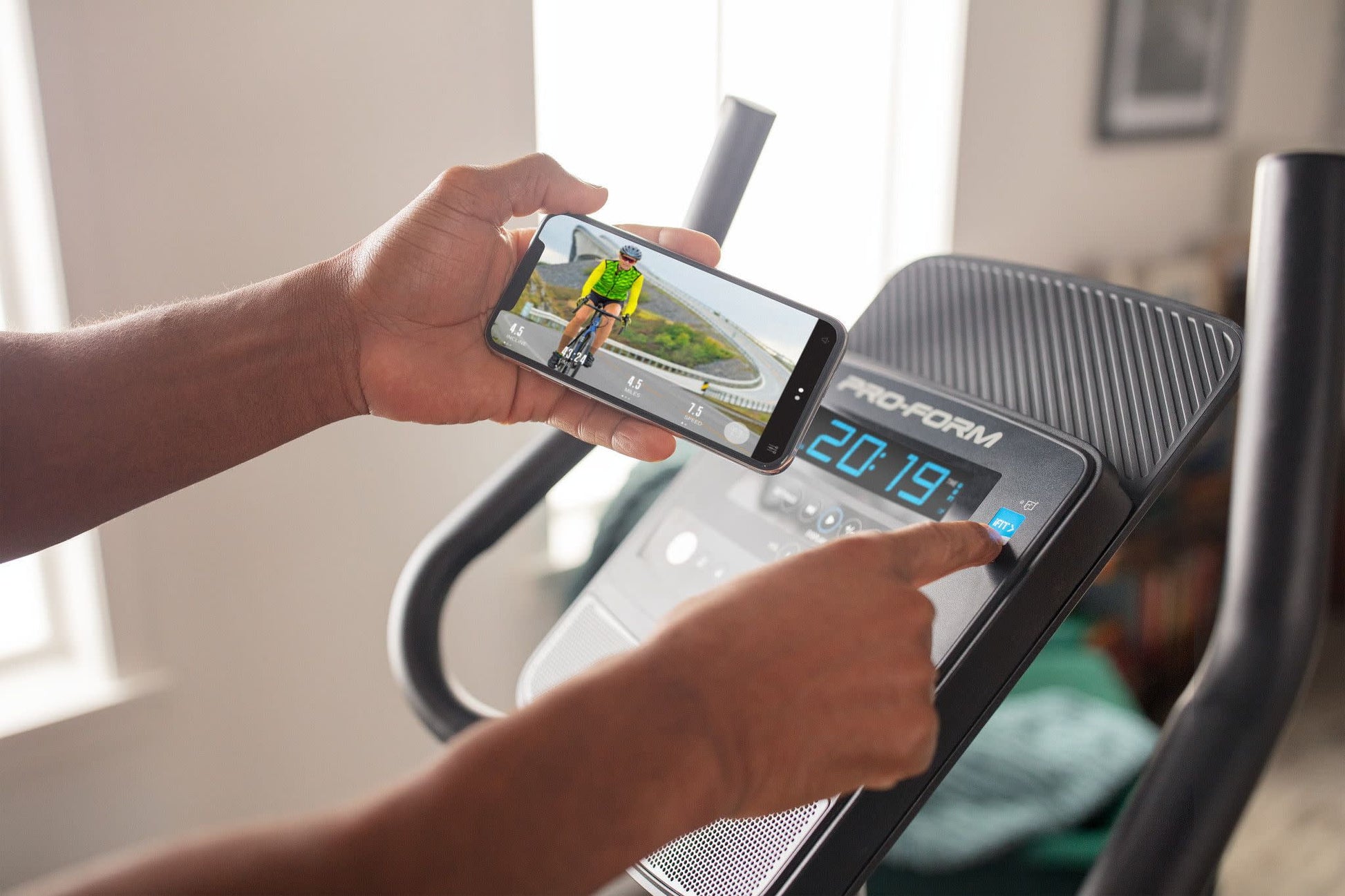 Cycle Trainer 300 Ci Upright Stationary Exercise Bike, Compatible with Ifit Personal Training